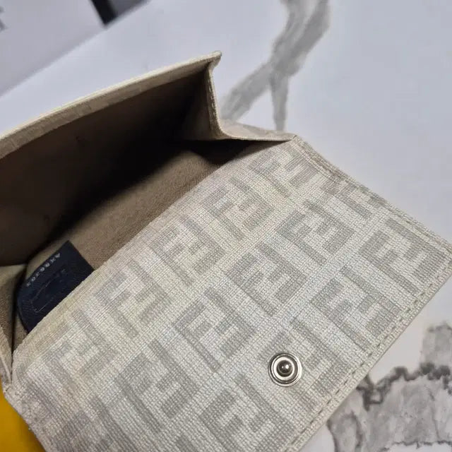 Fendi Zucchino Fabric Wallet