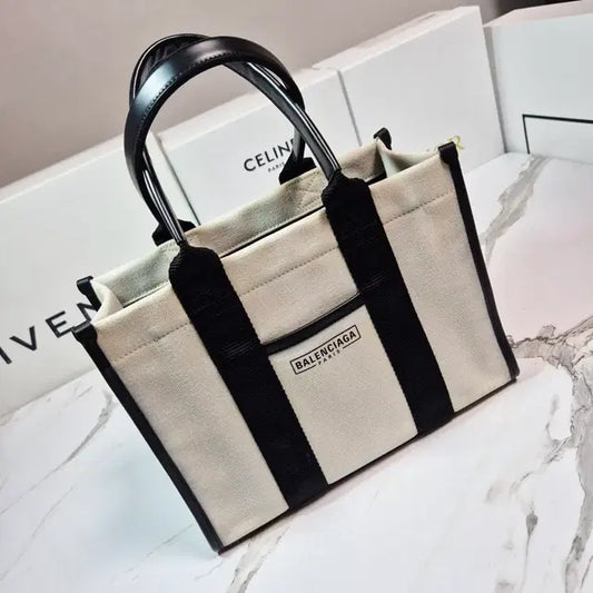 Balenciaga Canvas Hardware Small Tote Bag