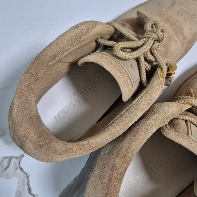 Louis Vuitton Monogram Suede Boots, Size 34.5