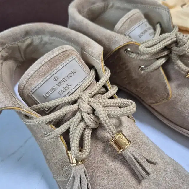 Louis Vuitton Monogram Suede Boots, Size 34.5