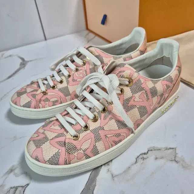 Louis Vuitton Azur Tahitienne Limited Edition Sneakers, Size 37.5