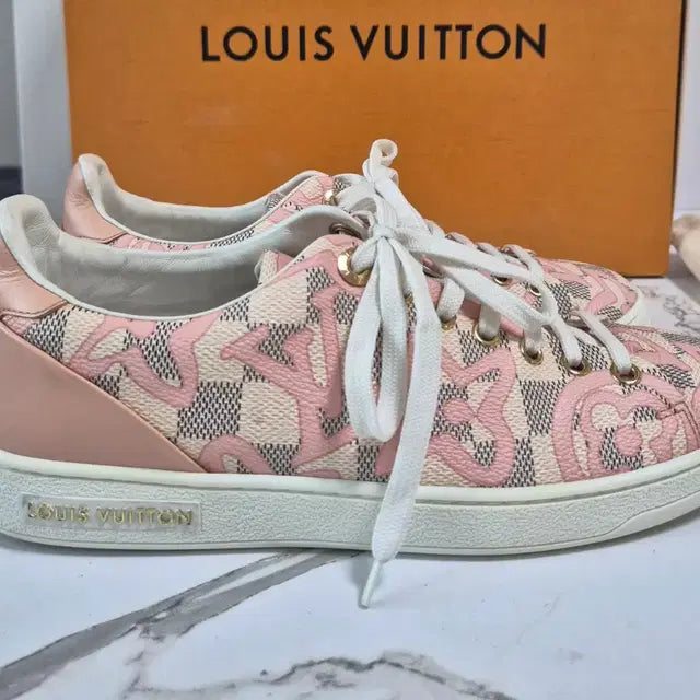 Louis Vuitton Azur Tahitienne Limited Edition Sneakers, Size 37.5