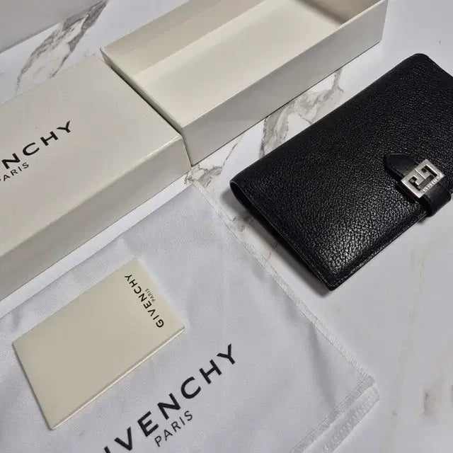 Givenchy GV3 Black Long Wallet