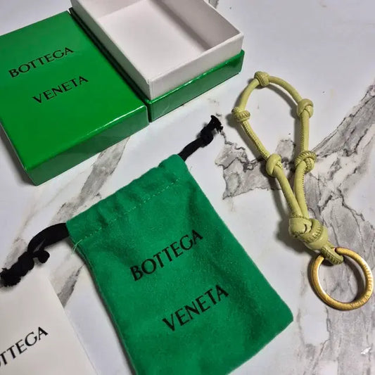 Bottega Veneta Nappa Leather Knot Keyring Key Holder