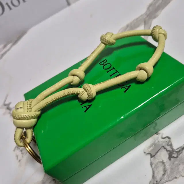 Bottega Veneta Nappa Leather Knot Keyring Key Holder