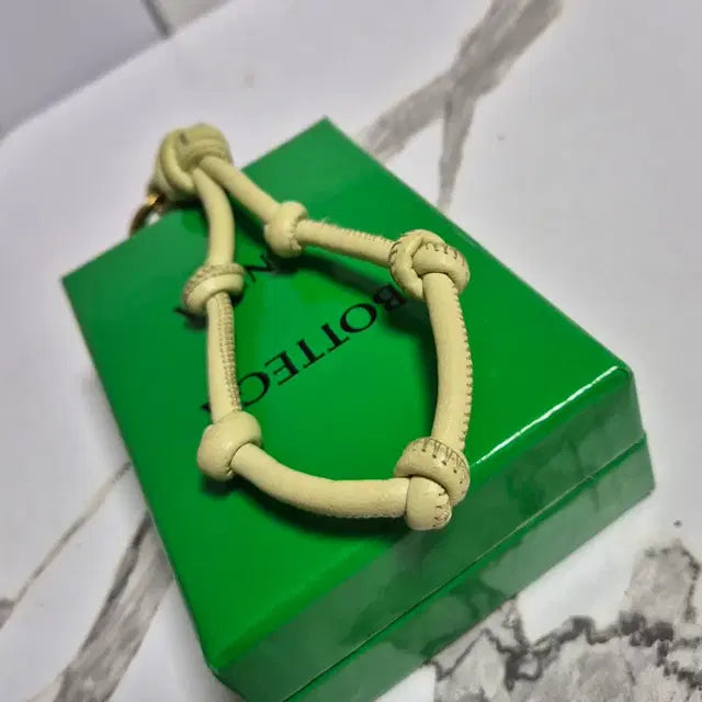Bottega Veneta Nappa Leather Knot Keyring Key Holder