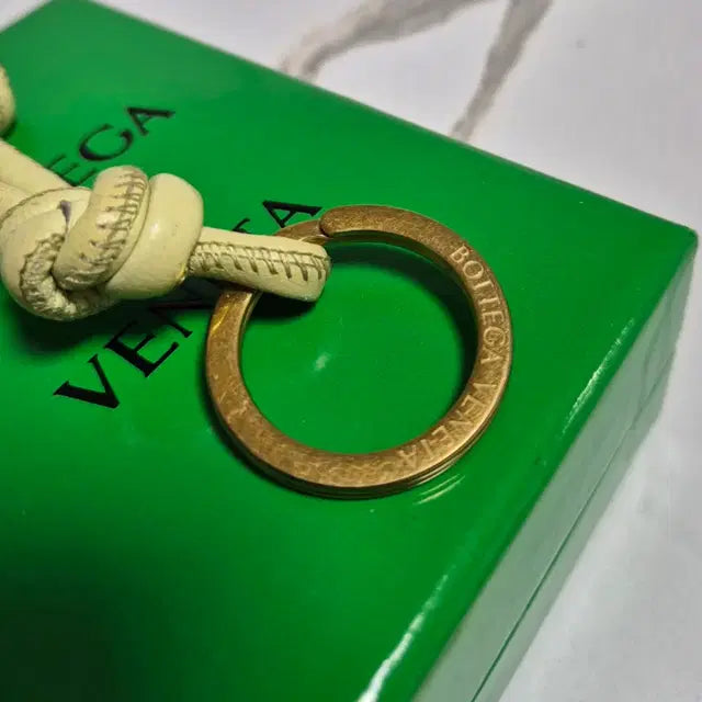 Bottega Veneta Nappa Leather Knot Keyring Key Holder