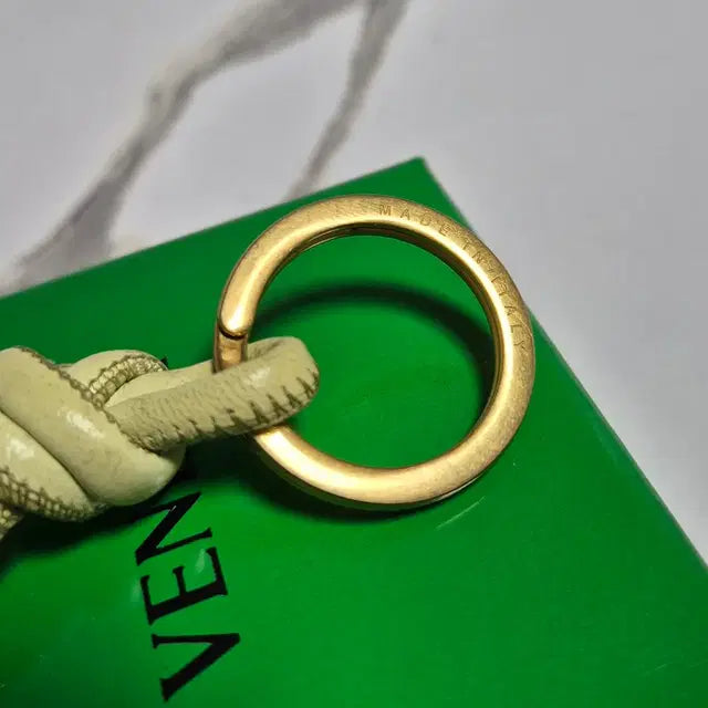 Bottega Veneta Nappa Leather Knot Keyring Key Holder