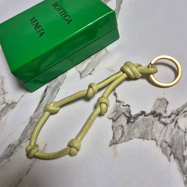 Bottega Veneta Nappa Leather Knot Keyring Key Holder