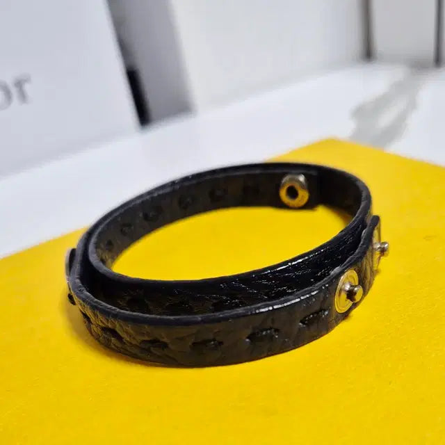 Fendi Selleria Leather Bracelet