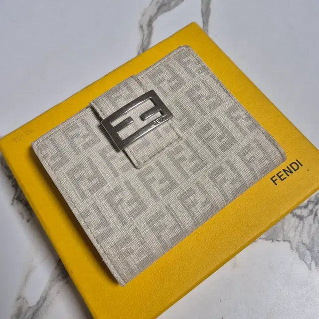 Fendi Zucchino Fabric Wallet