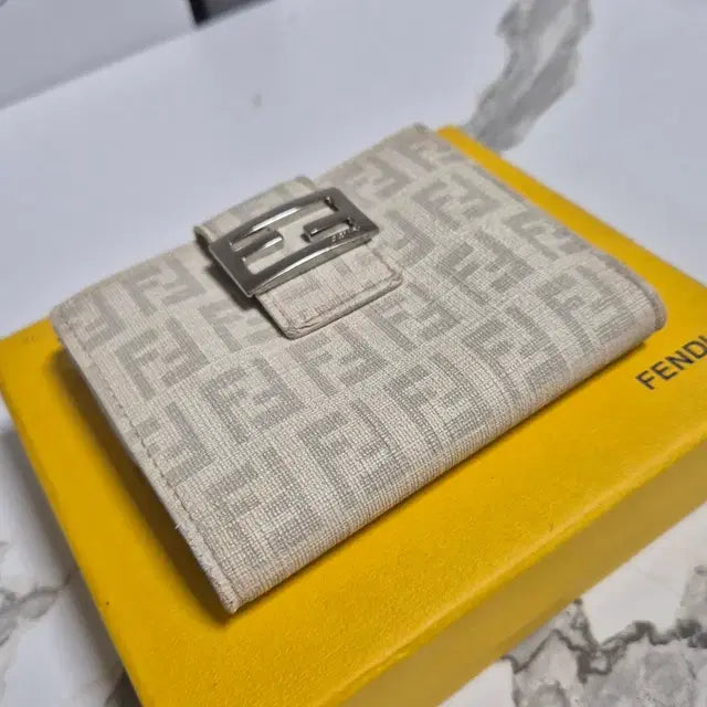 Fendi Zucchino Fabric Wallet