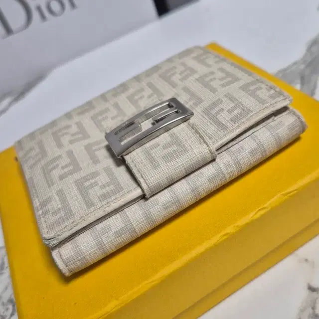 Fendi Zucchino Fabric Wallet