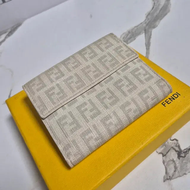Fendi Zucchino Fabric Wallet