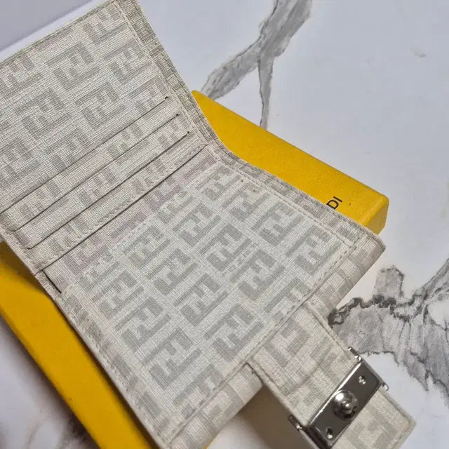 Fendi Zucchino Fabric Wallet