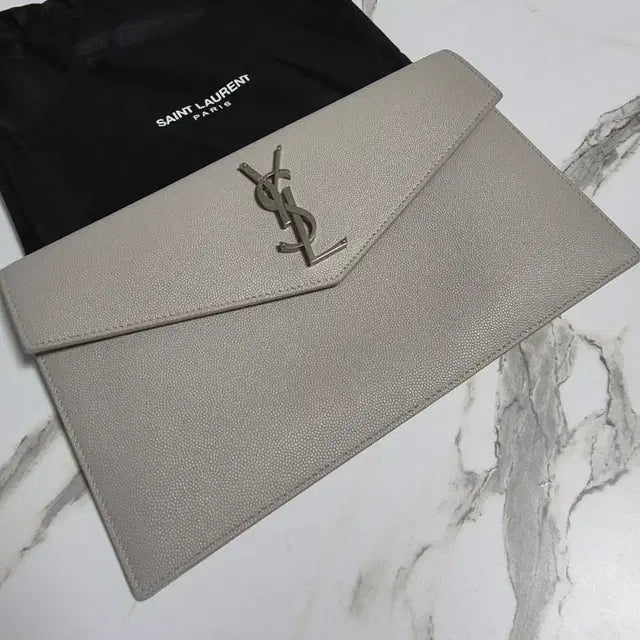 Saint Laurent Envelope Uptown Clutch Bag