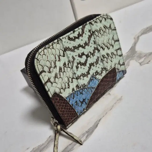 Miu Miu Python Leather Bi-Fold Wallet