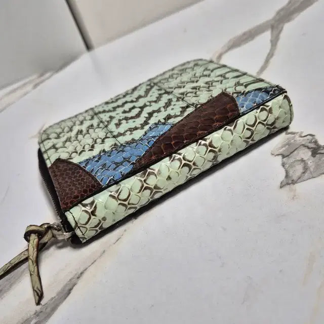 Miu Miu Python Leather Bi-Fold Wallet