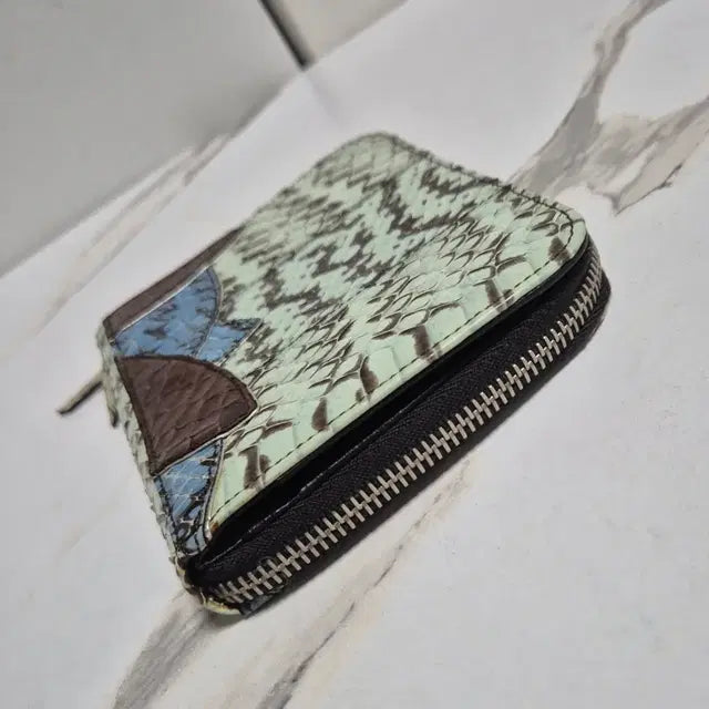 Miu Miu Python Leather Bi-Fold Wallet