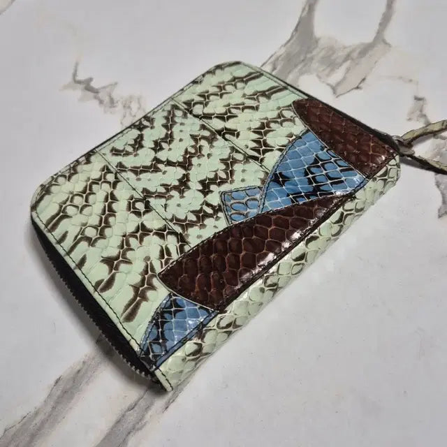 Miu Miu Python Leather Bi-Fold Wallet