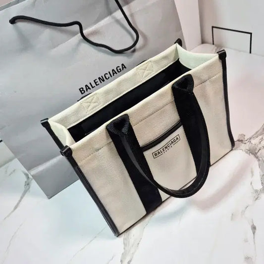 Balenciaga Canvas Hardware Small Tote Bag