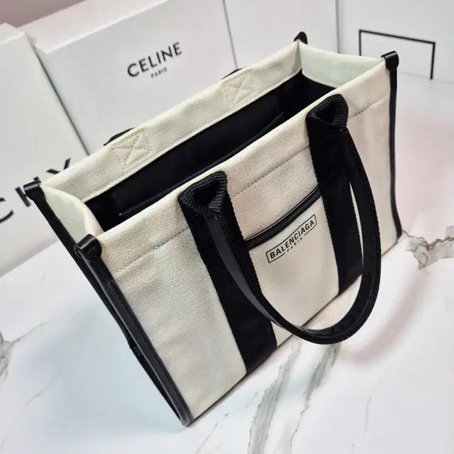 Balenciaga Canvas Hardware Small Tote Bag
