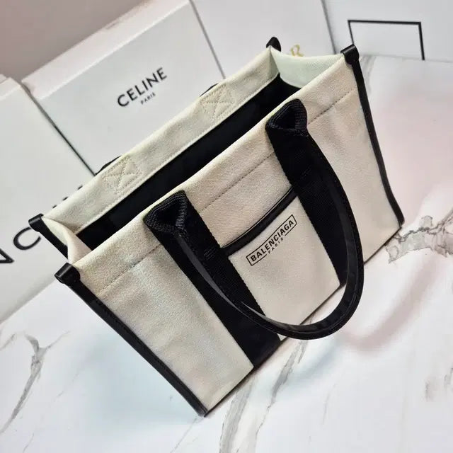 Balenciaga Canvas Hardware Small Tote Bag