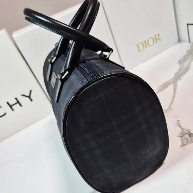 Burberry Tonal Check Boston Bag