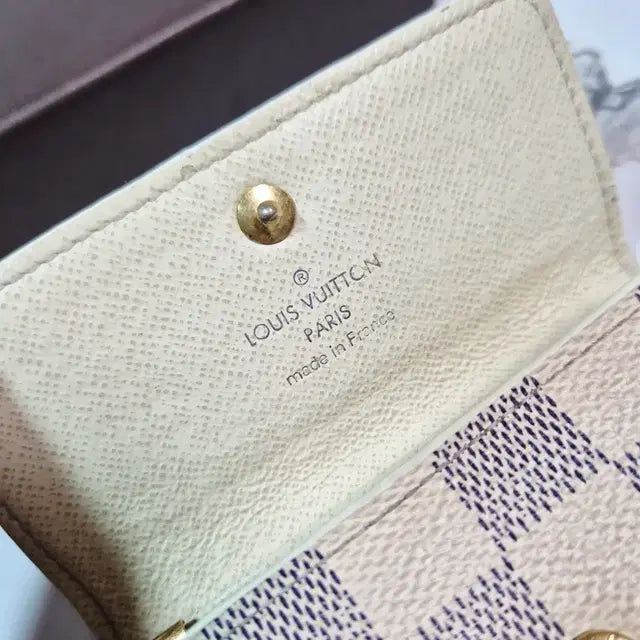 Louis Vuitton Damier Azur 4-Key Holder