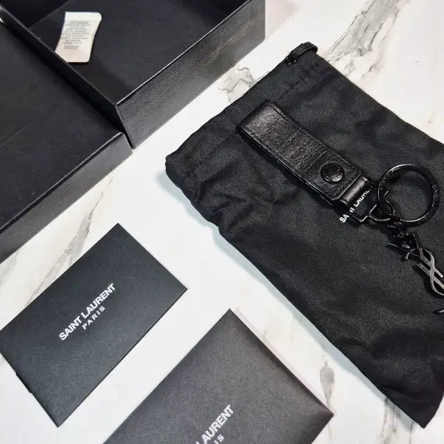 Saint Laurent Cassandra Monogram Key Holder