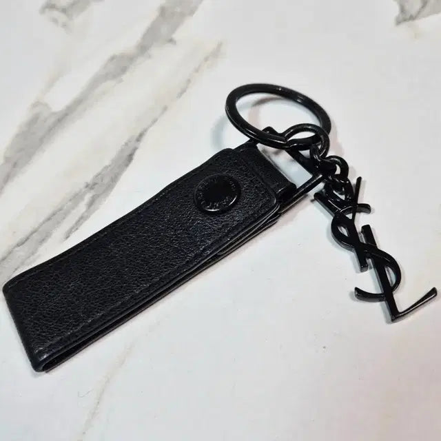 Saint Laurent Cassandra Monogram Key Holder