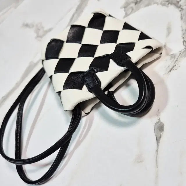 Bottega Veneta Intrecciato Leather Keyring Bag Charm Keychain