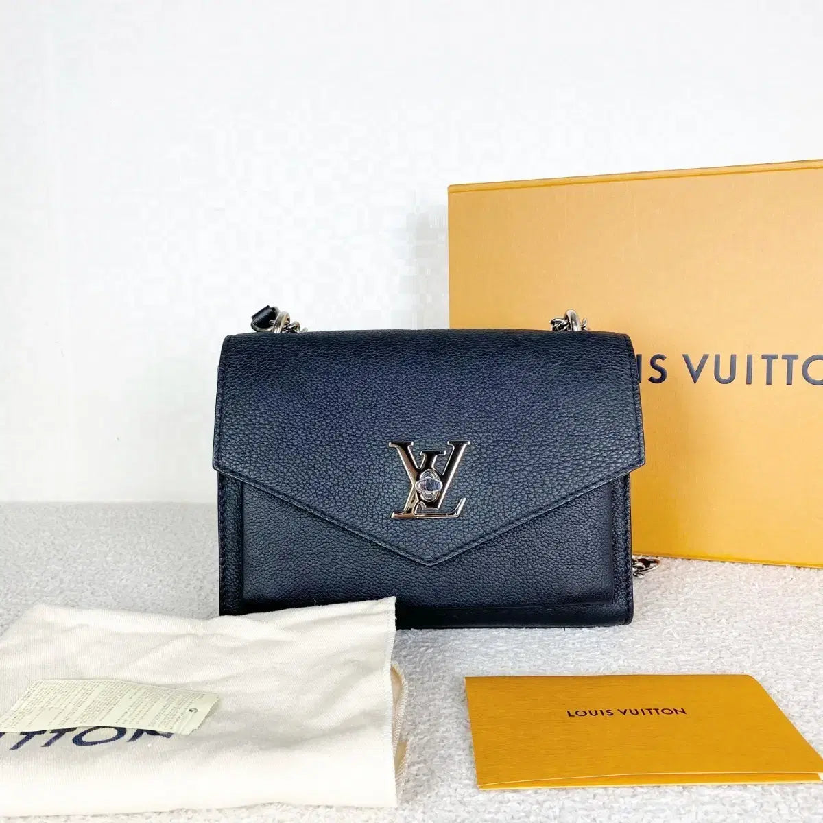Louis Vuitton My Lockme BB Calfskin Chain Bag