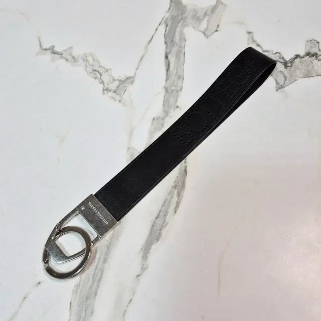 Bottega Veneta Perforated Logo Leather Keyring Key Holder