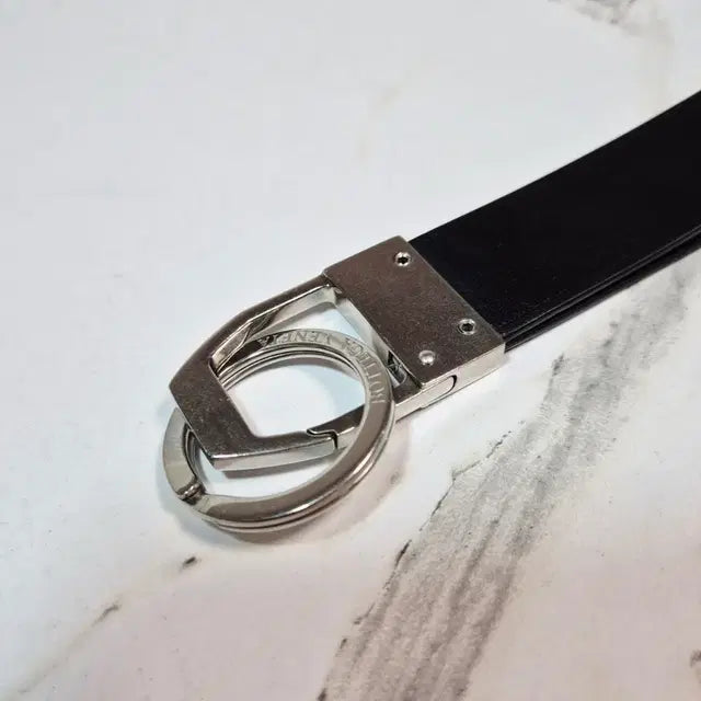 Bottega Veneta Perforated Logo Leather Keyring Key Holder
