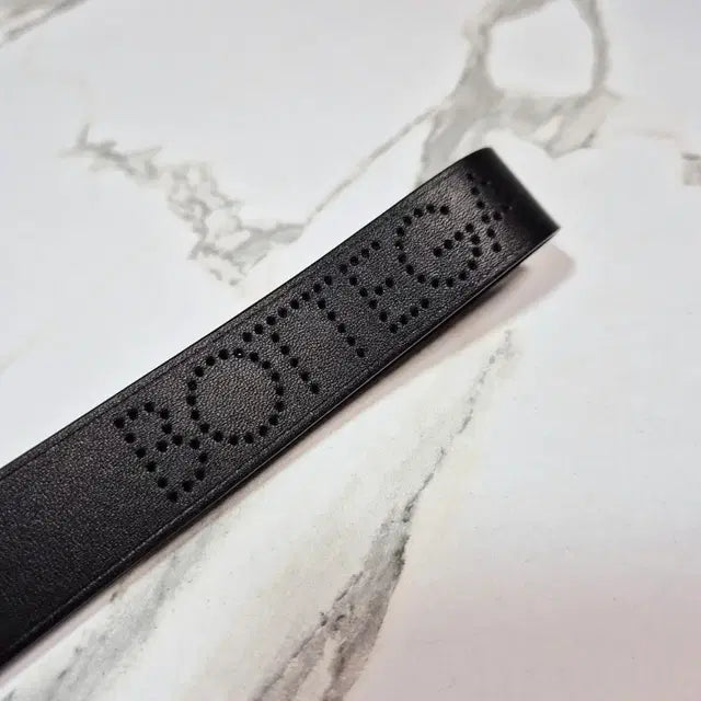 Bottega Veneta Perforated Logo Leather Keyring Key Holder