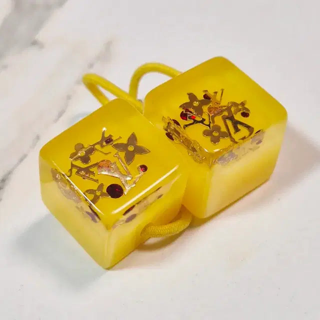 Louis Vuitton Cube Inclusion Hair Tie