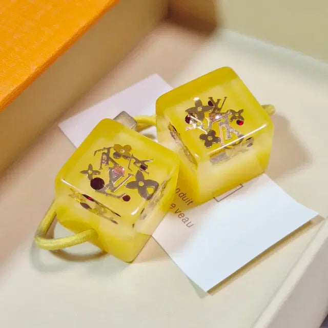 Louis Vuitton Cube Inclusion Hair Tie
