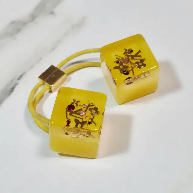 Louis Vuitton Cube Inclusion Hair Tie