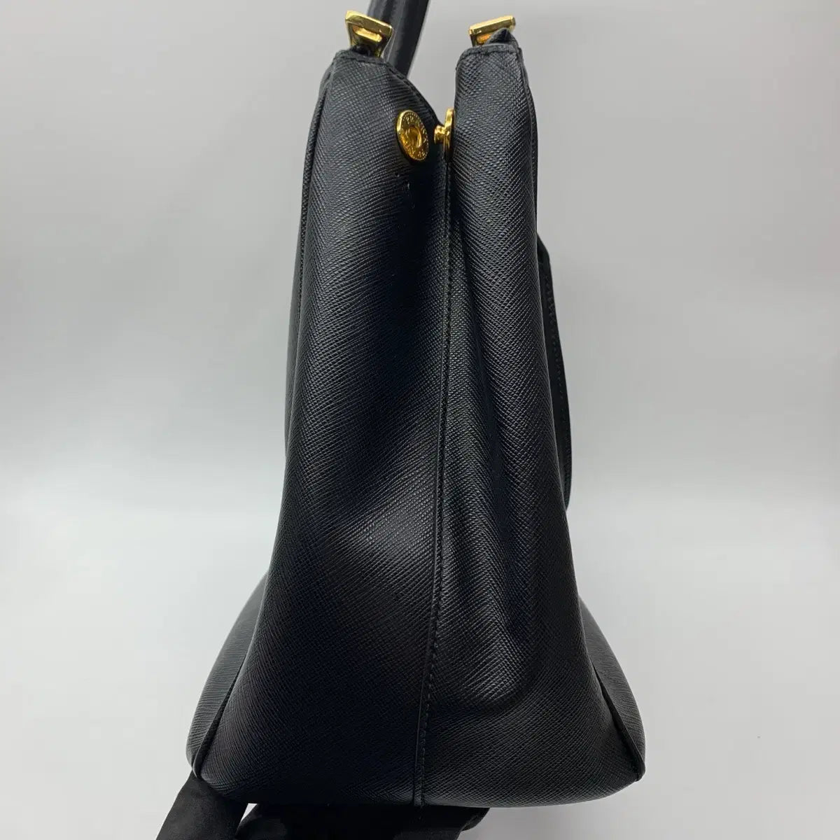 PRADA Saffiano Lux 2-Way Tote Bag BN2274 in Black
