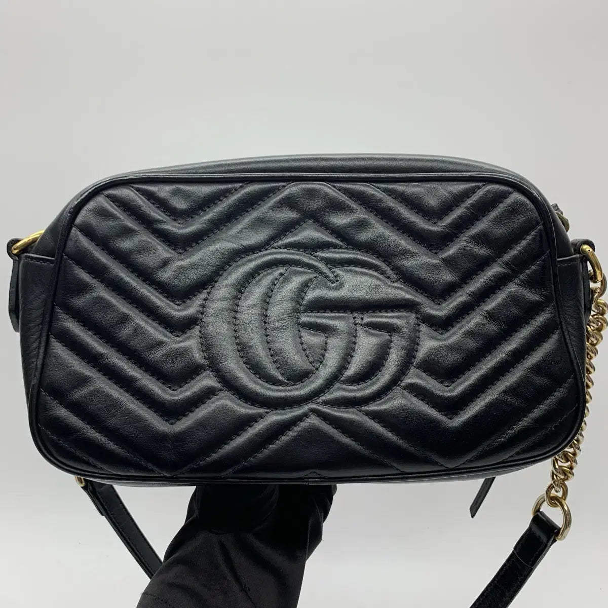 GUCCI GG Marmont Matelassé Small Camera Shoulder Bag