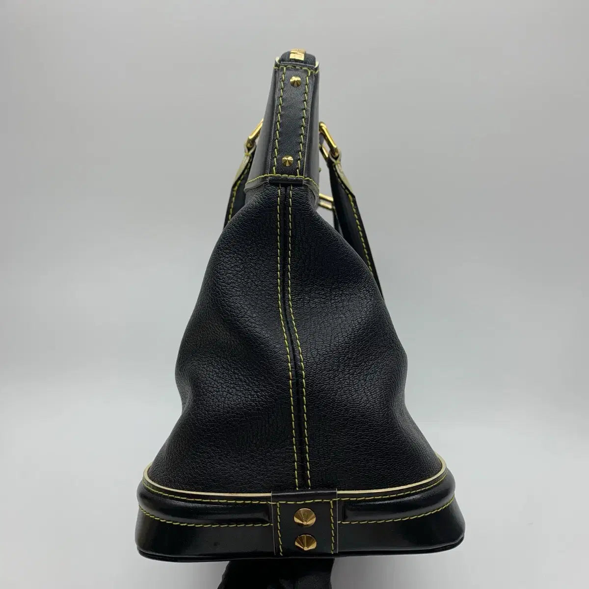 Louis Vuitton Suhali Lockit MM Tote Bag M91875 in Black