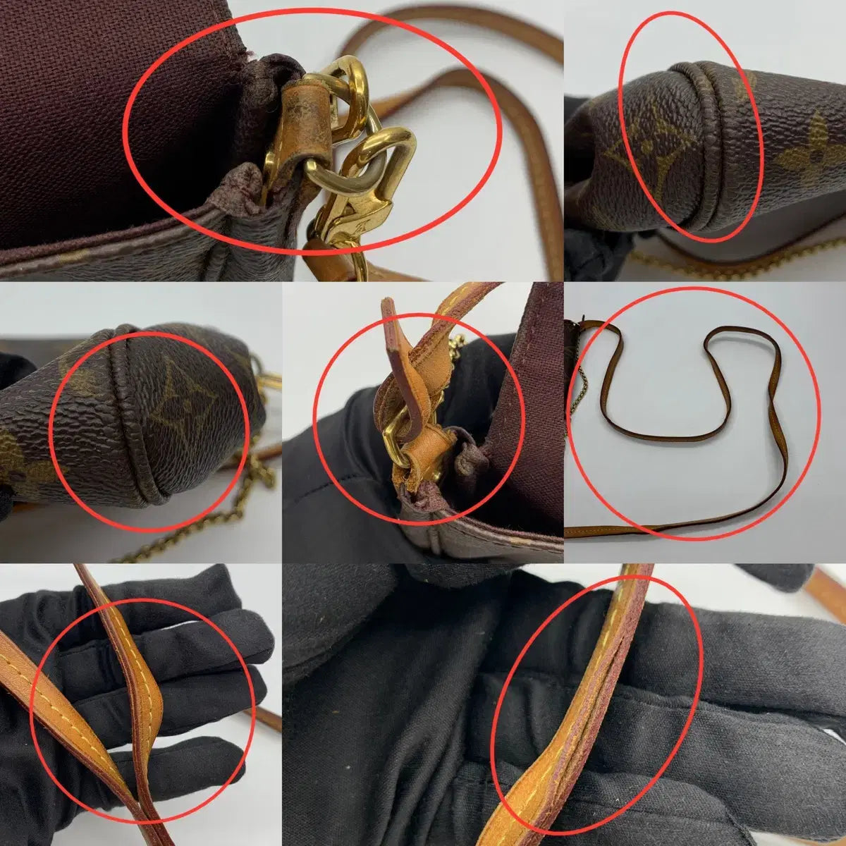Louis Vuitton Monogram Favorite MM Shoulder Bag M40718