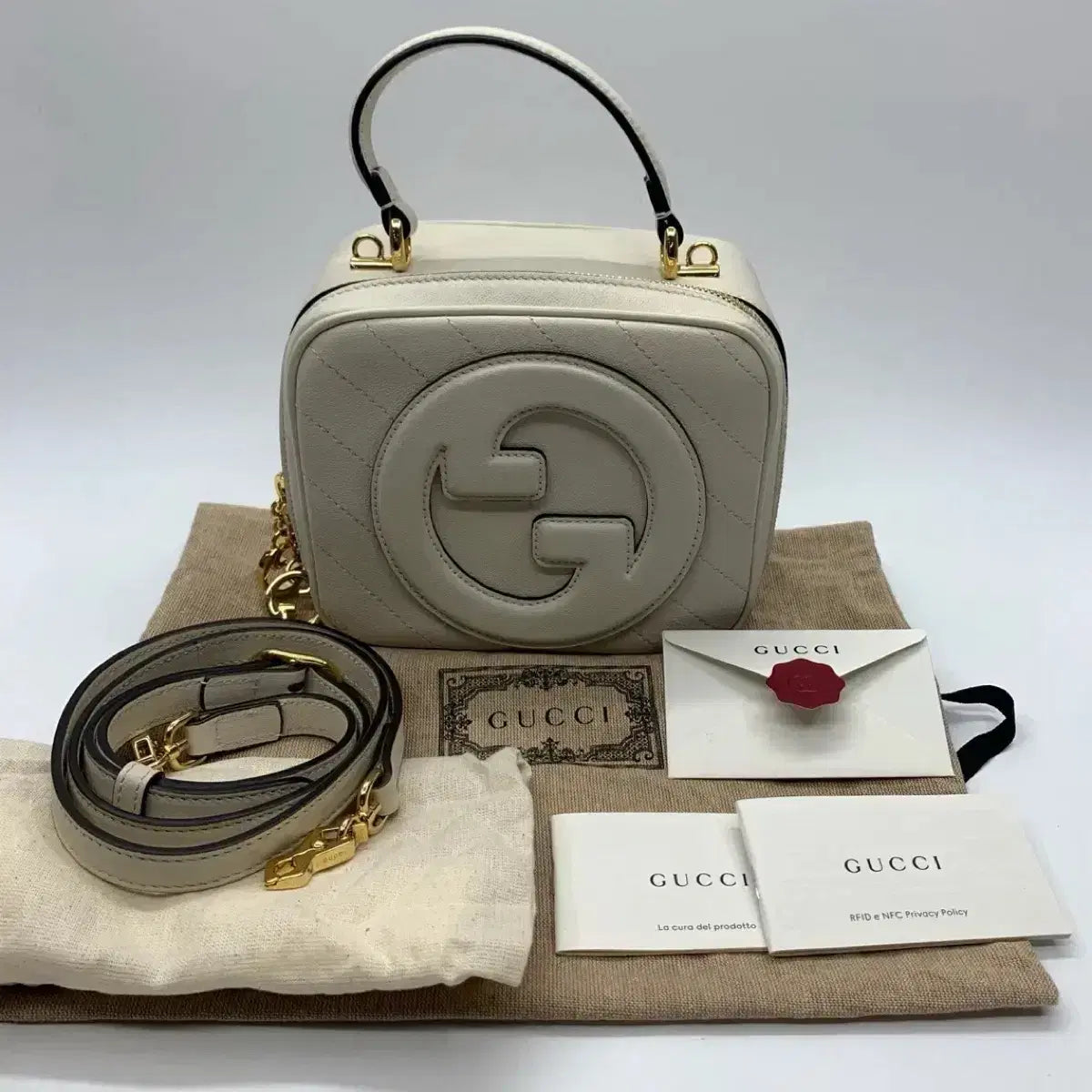 GUCCI Blondie Top Handle 2-Way Shoulder Bag 744434