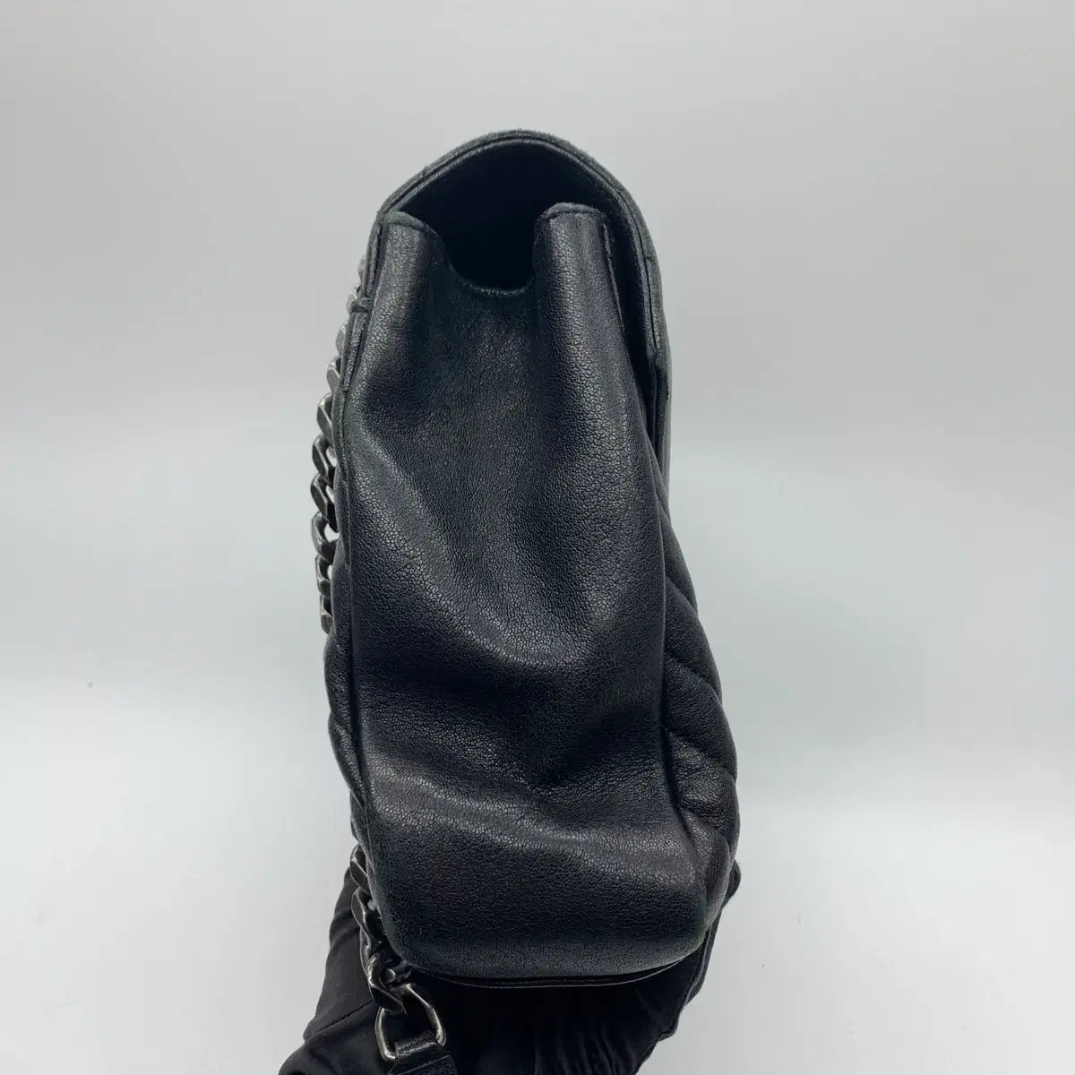 SAINT LAURENT College Large Tote Bag 487212 in Black