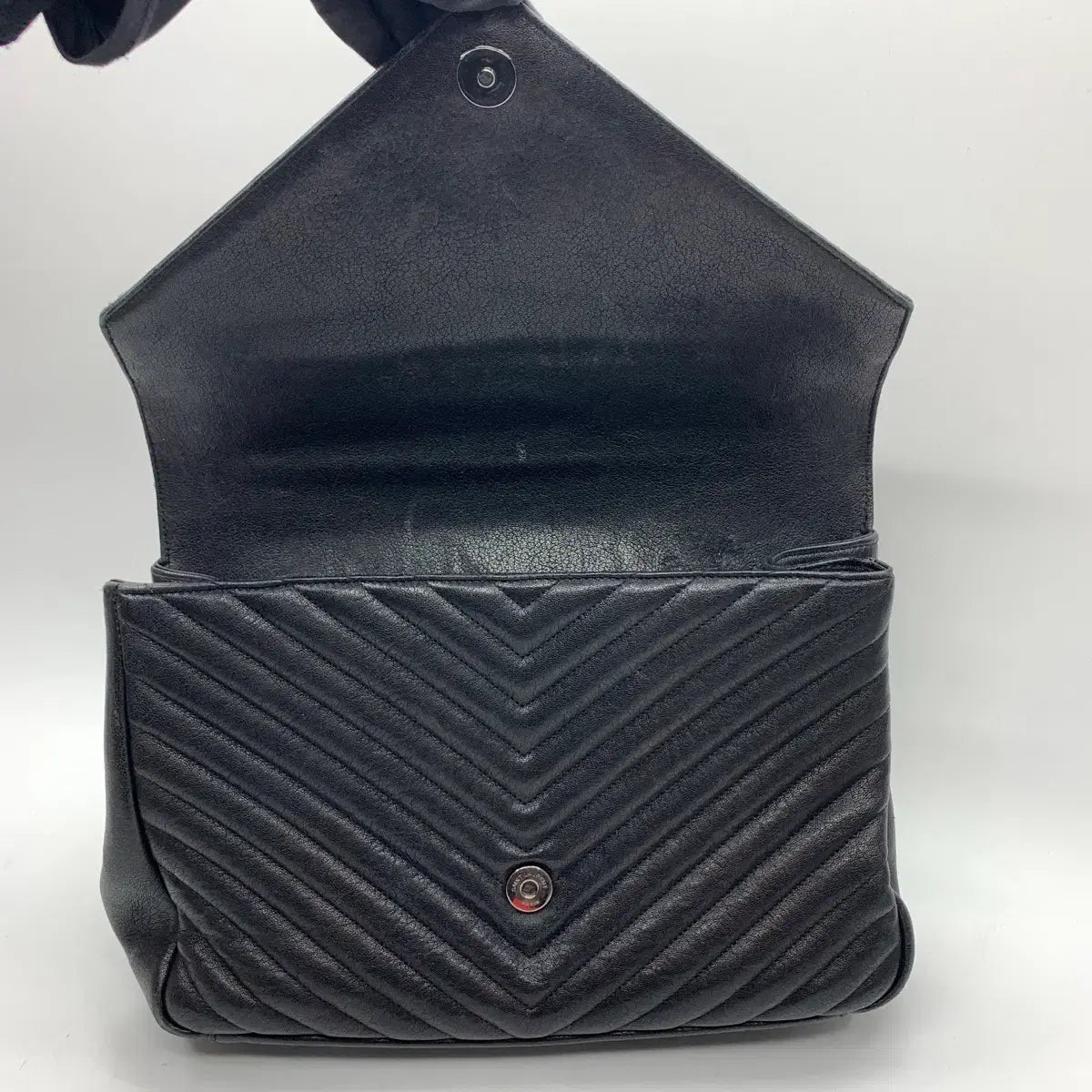 SAINT LAURENT College Large Tote Bag 487212 in Black
