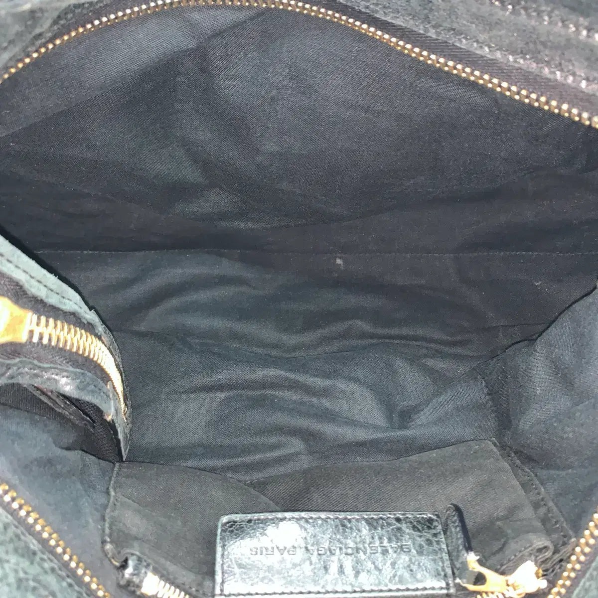 Balenciaga City Bag in Black with Gold-Tone Hardware
