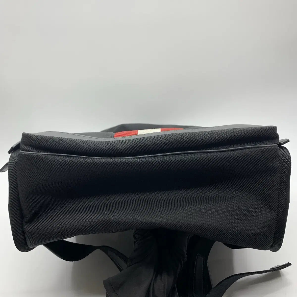 Bally Techno Nylon Leather-Trim Backpack in Black