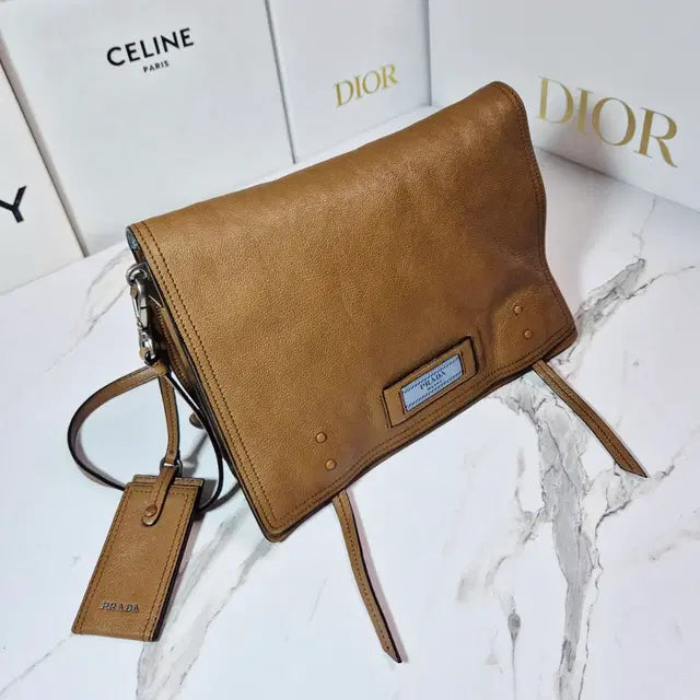 Prada Grace Etiquette Shoulder Flap Bag