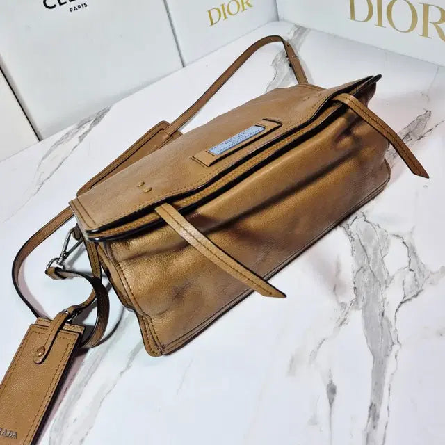 Prada Grace Etiquette Shoulder Flap Bag